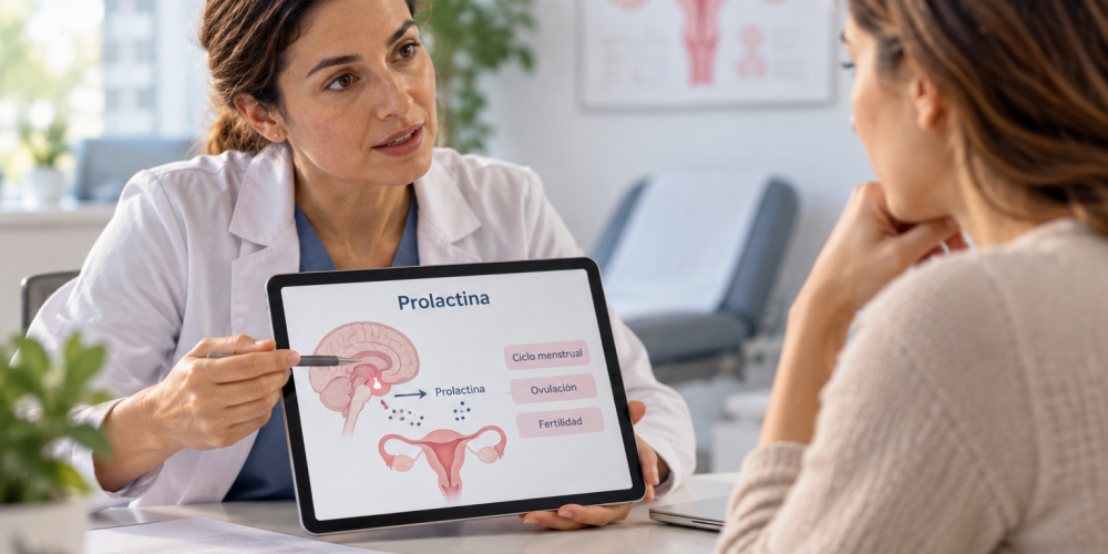 Prolactina alta: causas, síntomas y cómo puede afectar a la ovulación